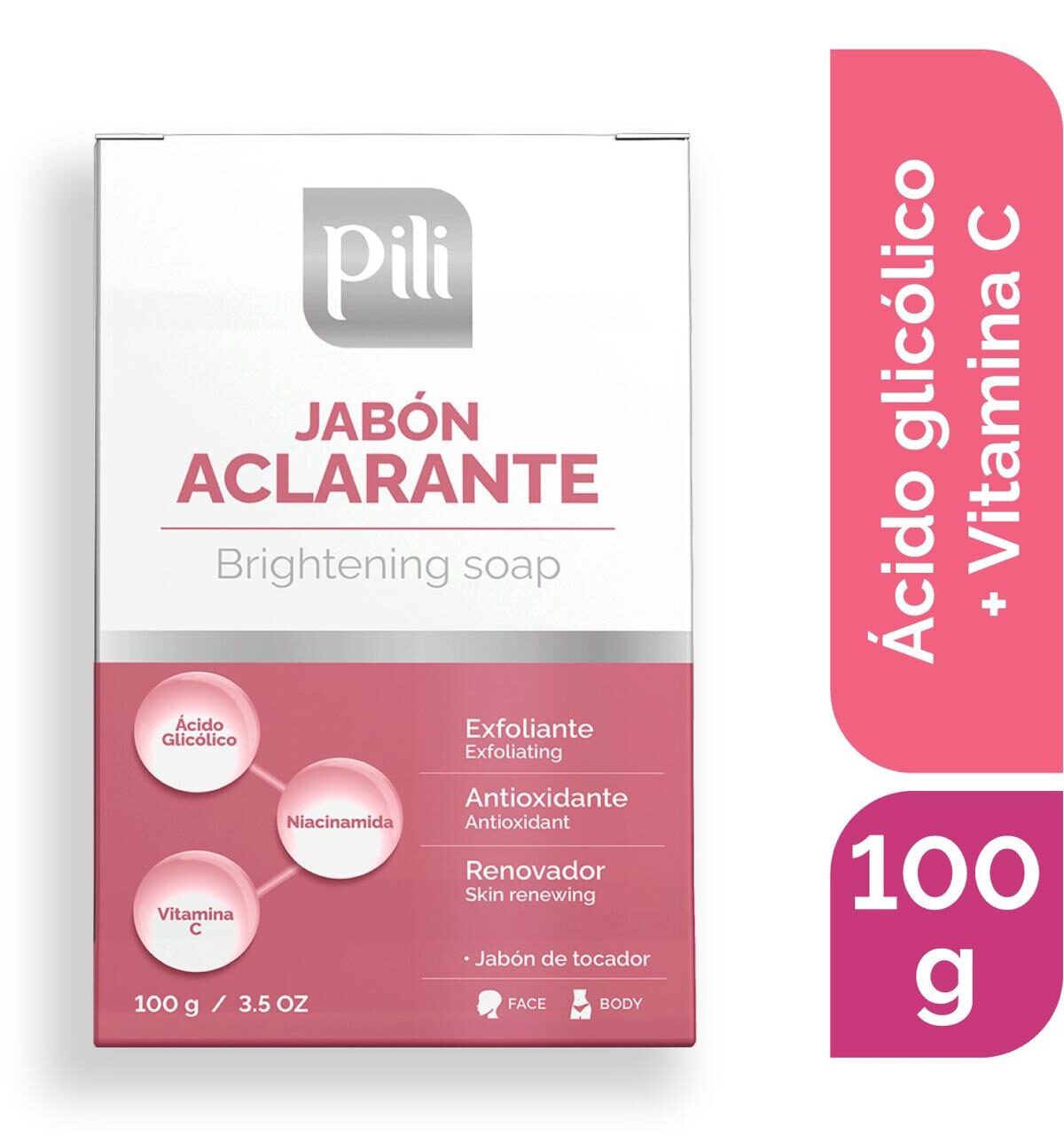 JABON ACLARANTE PILI