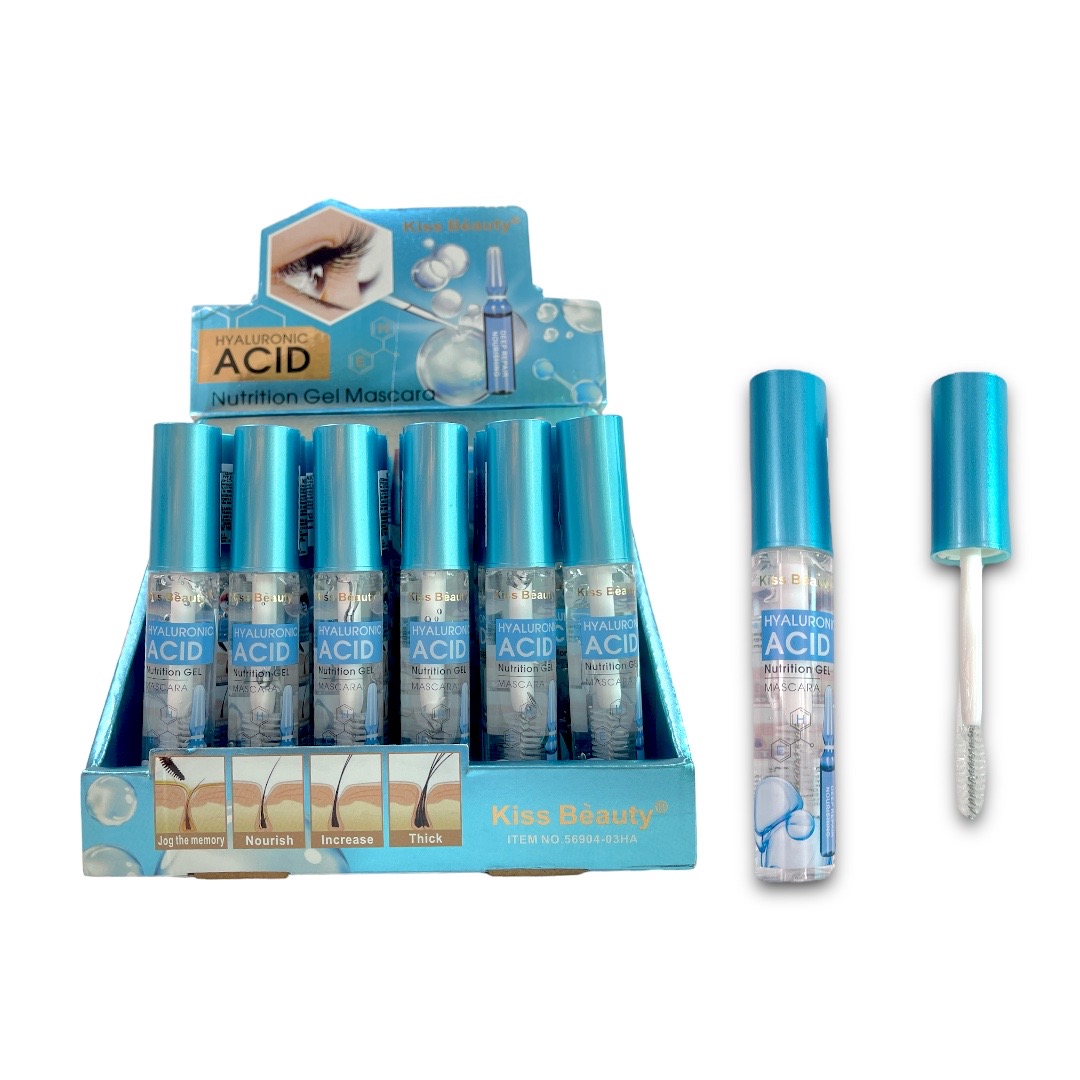 PESTAÑINA TRANSPARENTE CON ACIDO HIALURONICO KISS BEAUTY