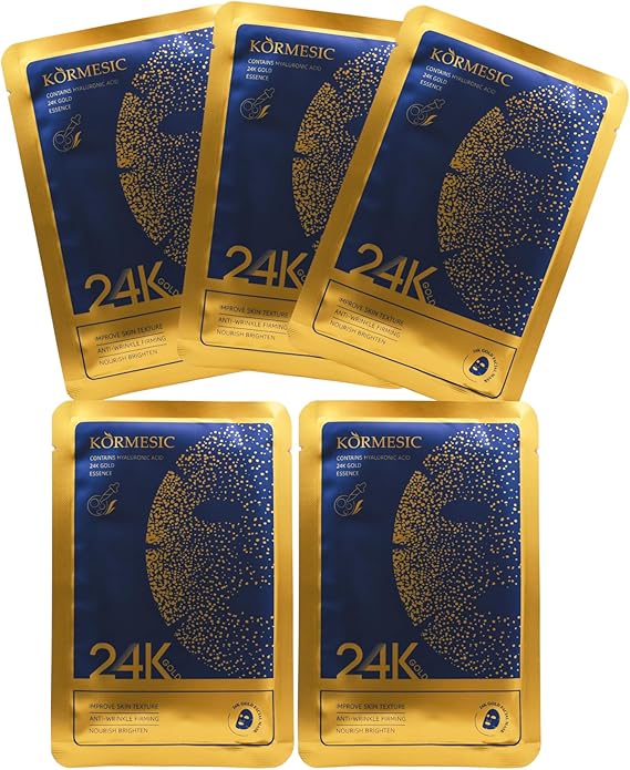 VELO FACIAL DE ESENSIA DE ORO 24K KORMESIC