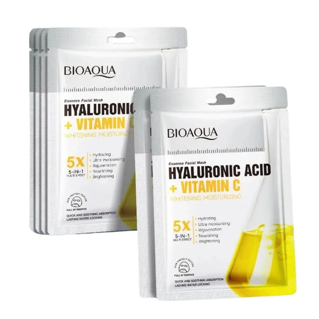 VELO FACIAL DE VITAMINA C CON ACIDO HIALURONICO BIOAQUA