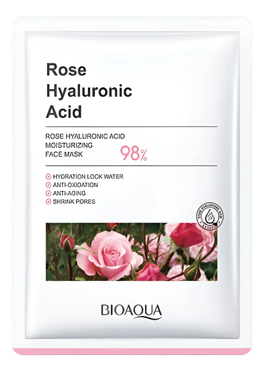 VELO FACIAL DE ROSAS Y ACIDO HIALURONICO BIOAQUA