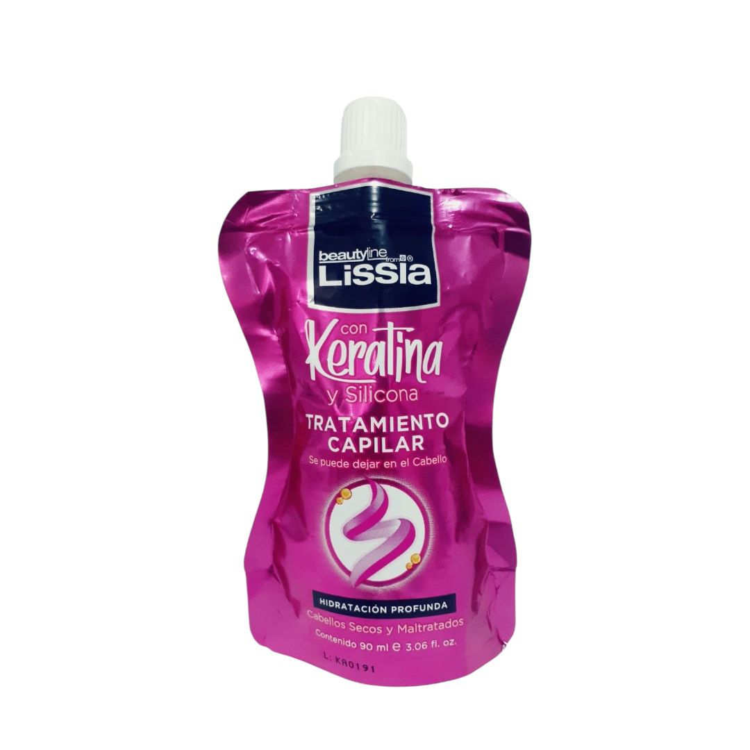 TRATAMIENTO CAPILAR CON KERATINA Y SILICONA LISSIA
