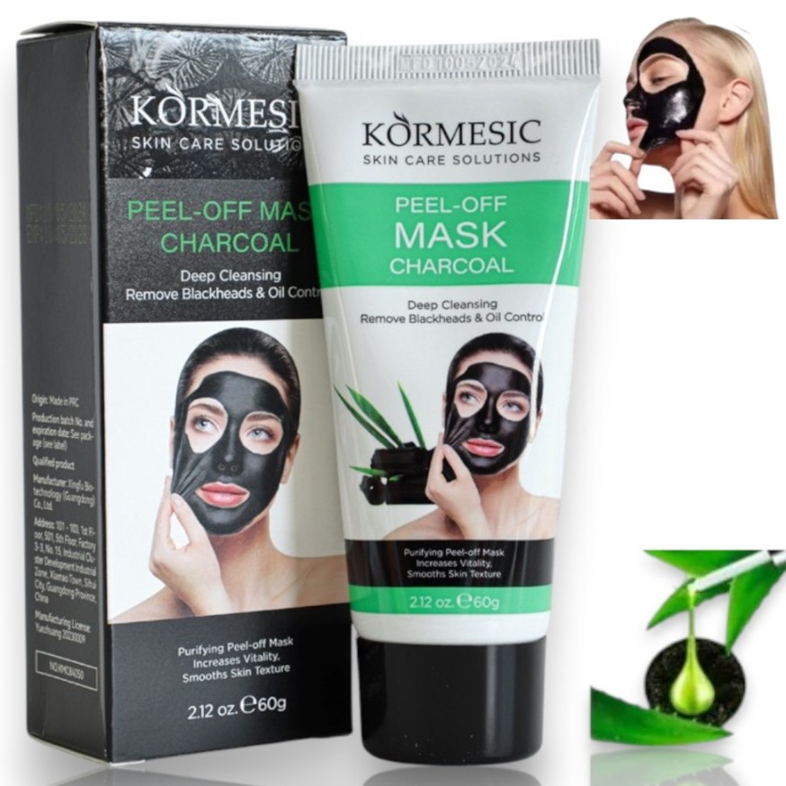 MASCARILLA PEEL OFF CARBON ACTIVADO KORMESIC