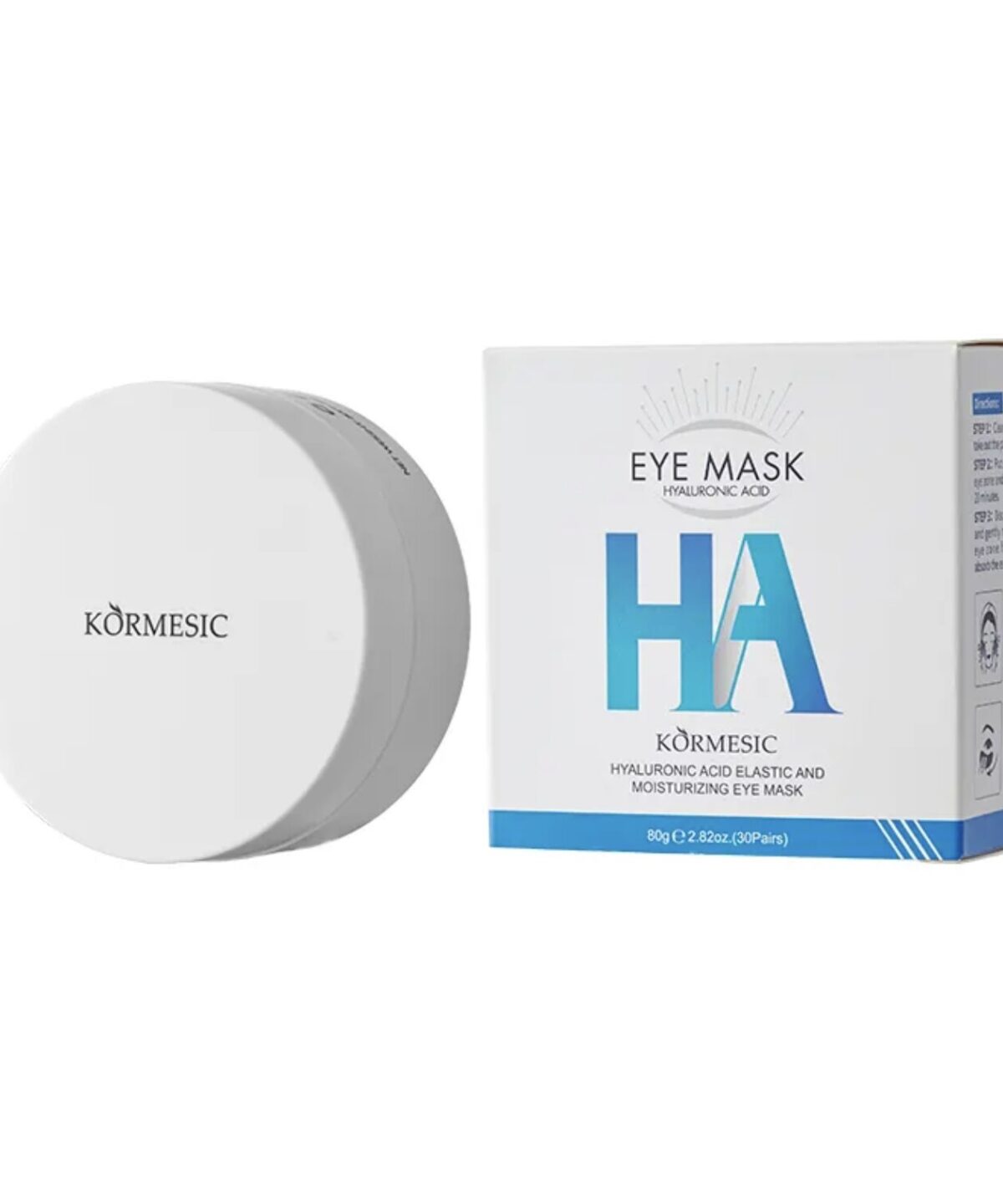 PARCHE DE OJERAS ACIDO HIALURONICO EN POTE X60UND KORMESIC