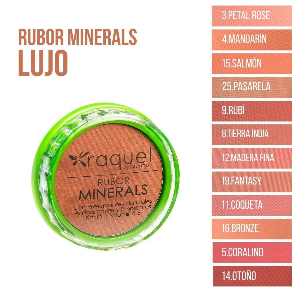 RUBOR COMPACTO MINERAL RAQUEL
