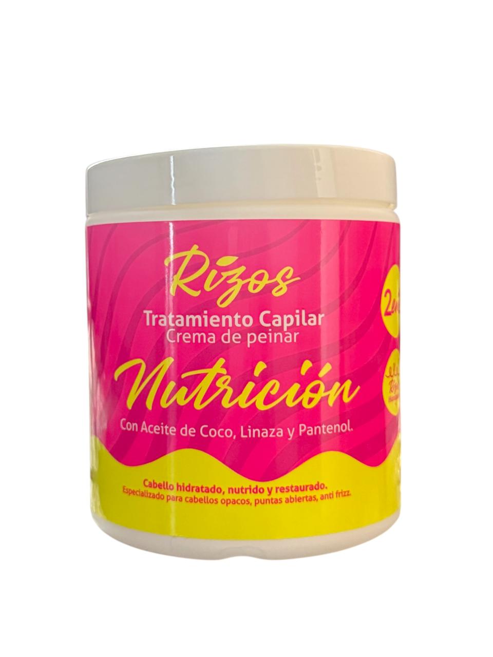 TRATAMIENTO Y CREMA DE PEINAR NUTRUCION PARA RIZOS KERASOLIS