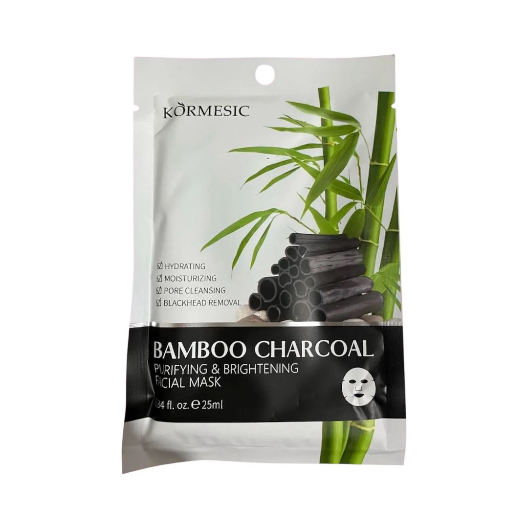 VELO FACIAL CARBON DE BAMBOO KORMESIC